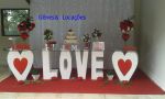 Decorao de mesa love B 32