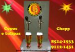 CHOPP BARRIL DE 50 LITROS ( ALUGAMOS: COPOS E TULIPAS). 