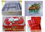 Porta Bijouterias em MDF. Com dois compartimentos e espaço para anéis. Decorados com Biscuit e Dècoupage. Personalizados.