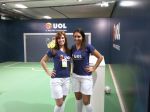 Evento Universo Futebol - Denise Kern e Amanda Ravelli
