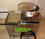 CARRINHO DE MILHO COZIDO - Cod.CMVI - R$1.680,00 à vista. - 90cm X 50cm - com guarda-sol de brinde. - (SEGURANÇA: O ÚNICO COM A PANELA DE MILHO SEPARADO DO BOTIJÃO DE GÁS) PODE SER PARCELADO COM CARTÃO DE CRÉDITO.