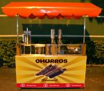QUIOSQUE DE CHURROS P/ SHOPPING (código qcg) - EQUIPAMENTOS: 1 Masseira e 2 doceiras da marca MAQ CHURROS, fritadeira e acessórios - Valor: Promoção relâmpago somente hoje e amanhã !!! De R$ 4.900,00 por apenas R$ 3.980,00 - (medidas: 120 cm x 60cm)