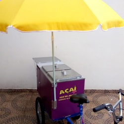 Food bike gourmet para açaí, água de coco e bebidas geladas. modelo IDEALMAQ - codigo fct2