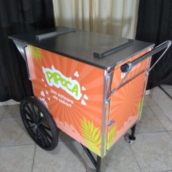 CARRINHO DO NOSSO CLIENTE TRANSAMERICA RESORT COMANDATUBA - 
Carrinho de pipoca gourmet modelo retro IDEALMAQ