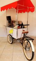 Food Bike Lanches Retro