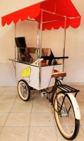 Food Bike Lanches Retro