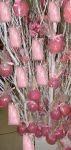 arvore francesa c/ algodões doce colorido ou rosas,