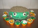 bolo e cupcake halloween.