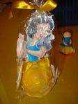 lembrancinha com maça do amor branca de neve