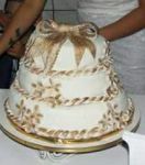 bolo de casamento com pasta americana