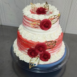 bolo de casamento espatulado