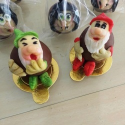 maças personalizada os anões da branca de neve