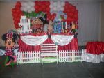 Minie vermelha com 04 tampos