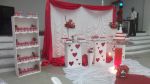 Decora��o proven�al luxo vermelha