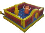 MINI TOURINHO_ 3m X 3m.
Produto com a melhor qualidade dentro do segmento por ser produzido em KP1000 que  hoje, o material mais resistente e seguro para este tipo de brinquedo, trazendo tranquilidade para cliente na hora de us-lo, possui uma alta durabilidade alm de soldas reforadas.

Ideal para festa, buffets, praas e parques para incrementar seus negcios.