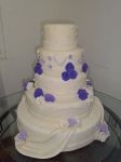 bolo de casamento com drapeado em lils  88