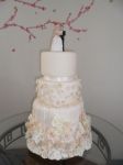 bolo de casamento com flores  41