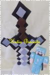 espada do minecraft em biscuit