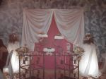 mesa de vidri com ilumina��o