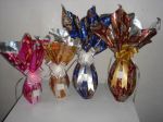 Ovo de Pascoa Caseiros- Valores: 250 gr: R$ 17,80, 500 gr: R$ 34,00, 1 kg: R$ 56,00.