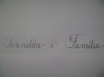 Casamento Janeiro 2010 - Letra Cursiva Inglesa