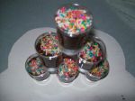 Brigadeiro com granulado colorido!