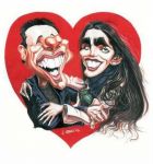Tony Bellotto e Malu Mader