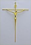 AR.701-Crucifixo Estilizado 28x18cm Dourado
