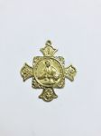 AR2552.Medalha Apostolado da Orao Dourada