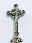 AR1845.Crucifixo c/ Esplendor e base 11cm Dourado