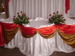 CASAMENTO VERMELHO E DOURADO