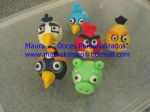 Doces modelados Angry birds