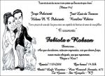CONVITE DE CASAMENTO - FABOLA E ROBSON