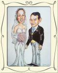QUADRO DE ALINE E LUCIANO - CASAMENTO
