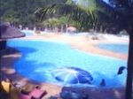 Piscinas em campo e clube