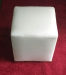 puffs cubo 1 lugar  branco ou colorido