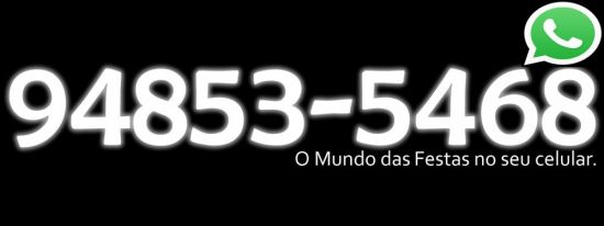 O Mundo das Festas no seu celular.
Oramentos e reservas.
Rpido e prtico.
Adicione no seu celular.