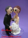 Noivinhos Sapecas topo de bolo ... Posições diversas , casal dançando , maõs na cintura e olho no olho!!!casal n° 06