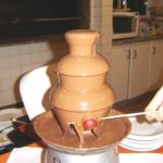fonte de chocolate