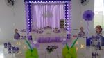 Mesa flor com 3 cxs iluminadas
