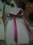 embalagens p/ truffas/bem-casados - ref: 027EB - : R$68,00 c/20 unidades, confeccionamos na cor do seu evento.