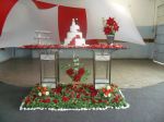 Casamento Branco com Vermelho