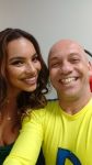 PITCHULA na TV RECORD com a atriz da novela escrava m�e.