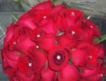 Bouquet vermelho com stras !