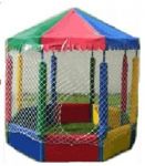 Piscina de Bolinha Redonda se voc� tem pouco espa�o, esse � o brinquedo ideal para sua festa, mede 2x2 crian�as at� 5 anos.