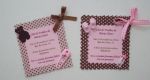 Po� Marrom e Rosa Ch� de Beb�.