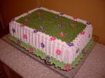 Bolo retangular de chantily