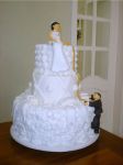 Bolo de casamento 3 andares