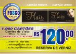 4x4 CORES - CARTO FOSCO - LAMINAO FOSCA + VERNIZ LOCALIZADO F/V - COUCH 250g - 9x5cm VALOR: R$ 120,00