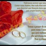 Convite de Casamento.